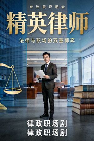 现代都市职场剧《精英律师》海报 - 法律与职场斗争